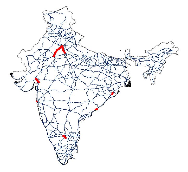 Competencia y ganancias de bienestar de las infraestructuras de transporte: El “Golden Quadrilateral” de la India