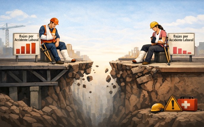 Tras un accidente laboral, ¿por qué las mujeres están más tiempo de baja que los hombres?