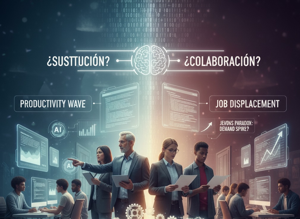 IA y empleo: entre la sustitución y la colaboración
