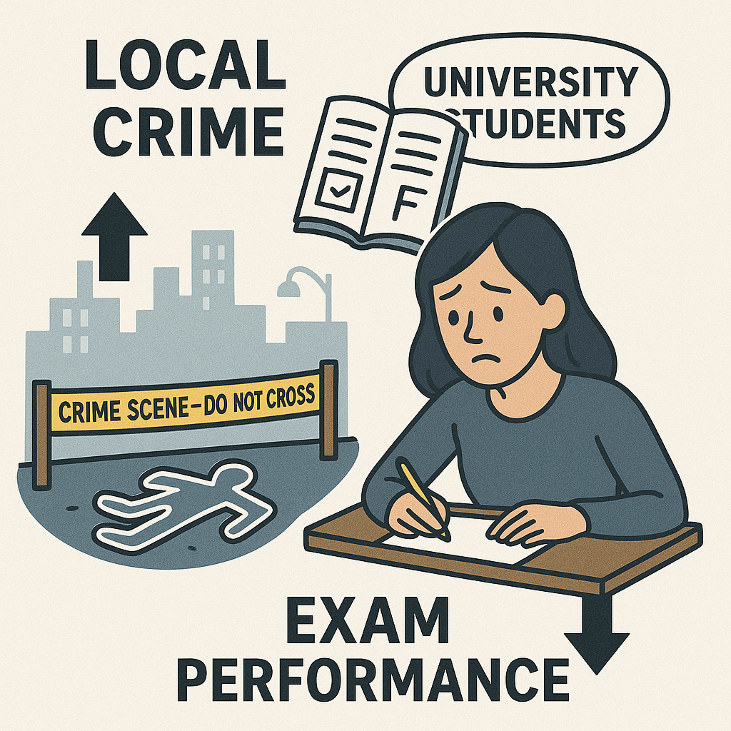 ¿Pueden la delincuencia y la inseguridad afectar los resultados universitarios?